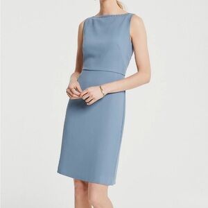 Ann Taylor Classic Blue Midi Dress